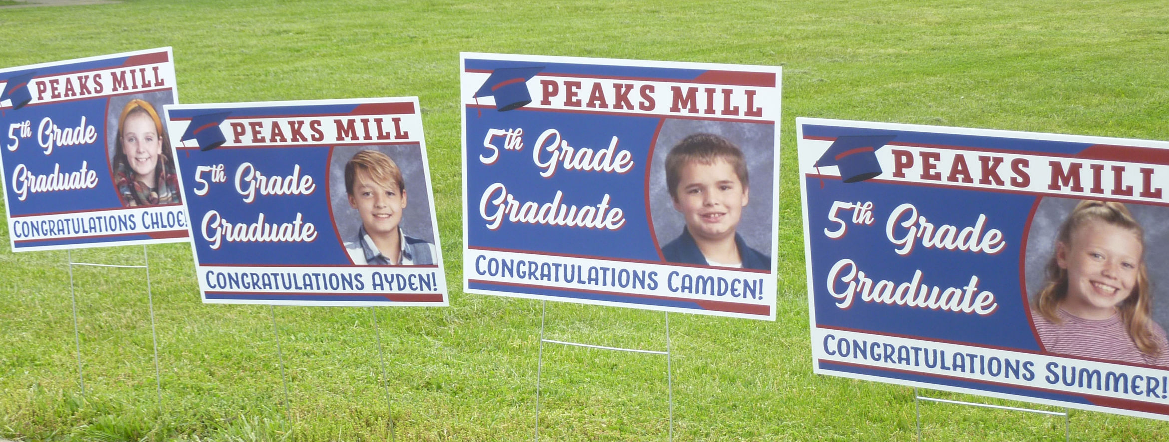 Peaks Mill fifth graders